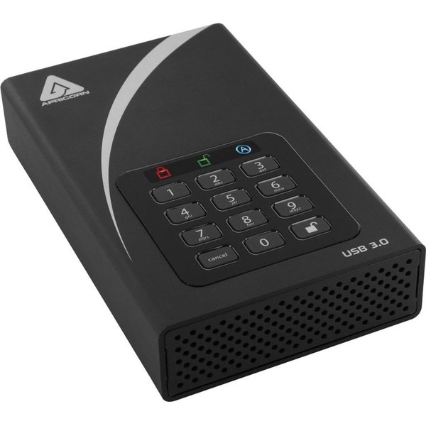 Apricorn 6Tb Aegis Padlock Dt, ADT-3PL256-6000 ADT-3PL256-6000